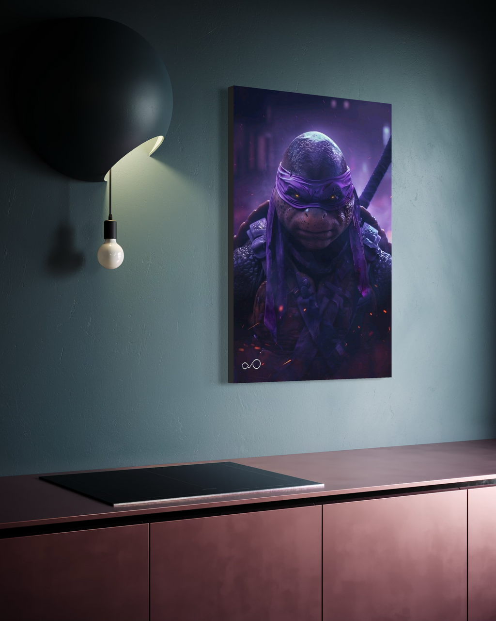 Purple mask