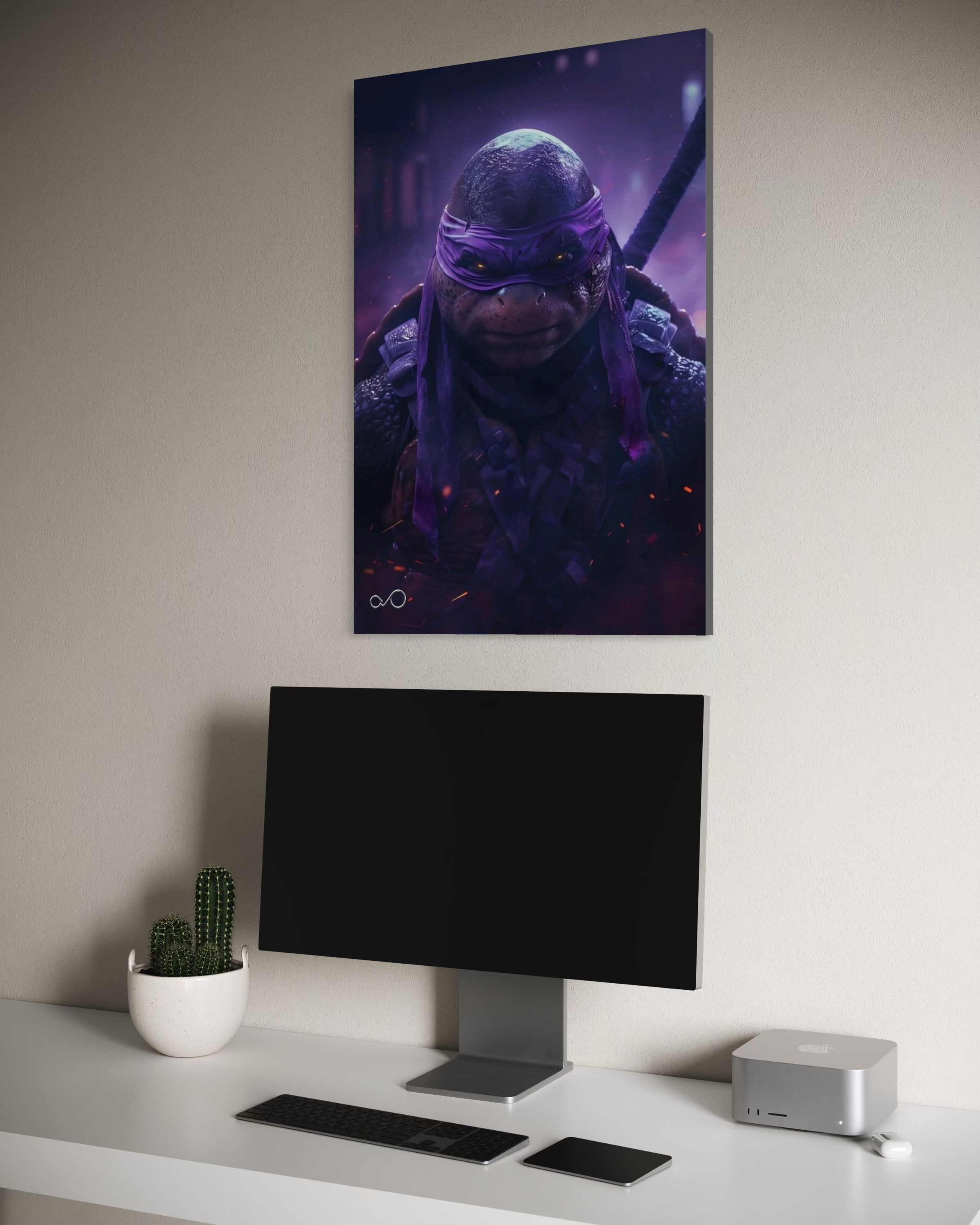 Purple mask